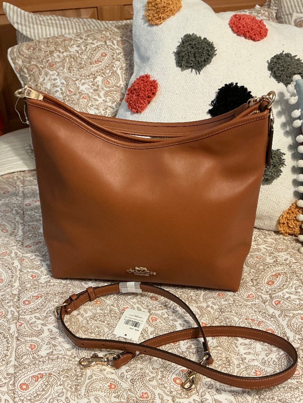 Coach Large Laurel Smooth Leather